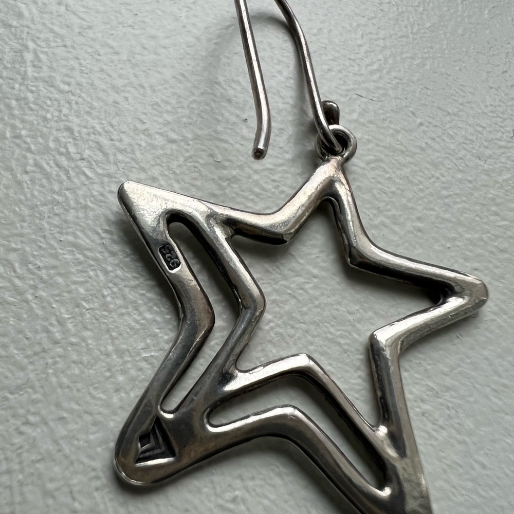 Silpada Star Earrings - Picture 2 of 3